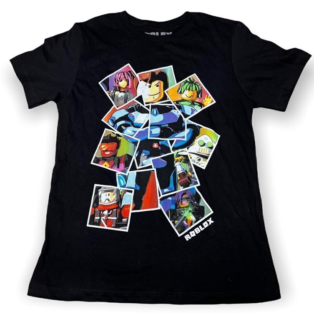 Unisex ' Roblox Short Sleeve T-Shirt - Black M Gamer Black Tee